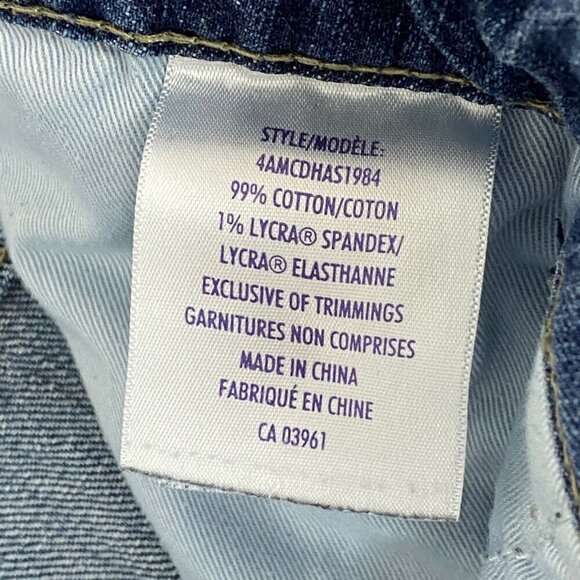 Denver Hayes Jeans Relaxed Fit Flextech Blue Striated Straight Leg 34 X 32 Tag - Picture 8 of 12